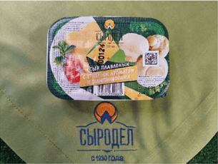 Сыр плавленый с грибным ароматом и шампиньонами