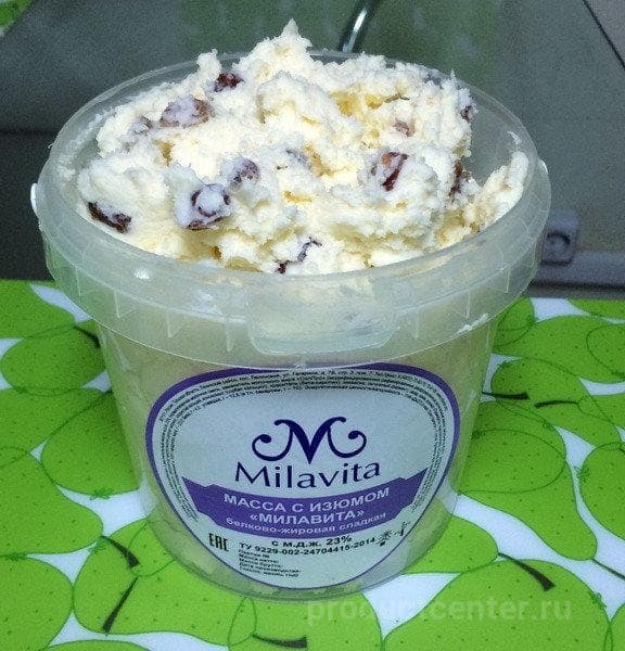 Десертная масса с изюмом